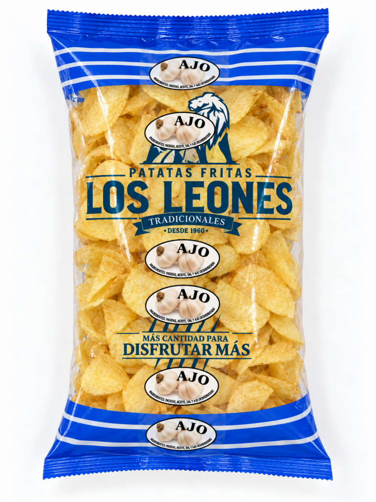 Patata Frita Lisa Ajo 475 grs (Caja 7 Uds)