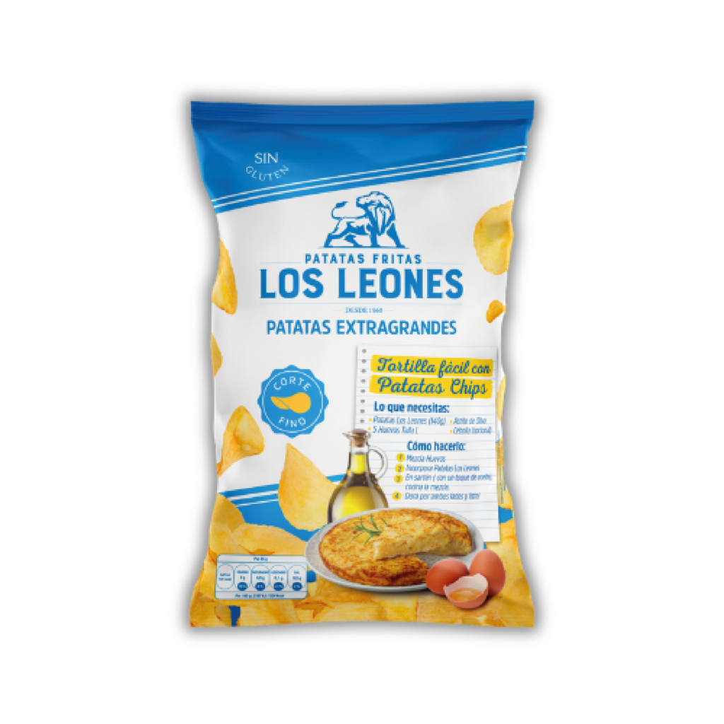 Patatas Lisa Familiar 140 gr (Caja 11 uds)
