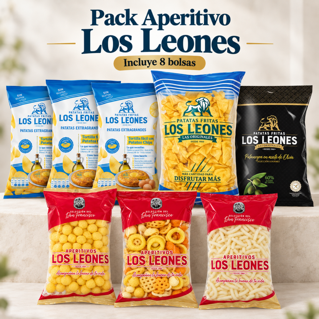 Pack Los Leones - 8 bolsas