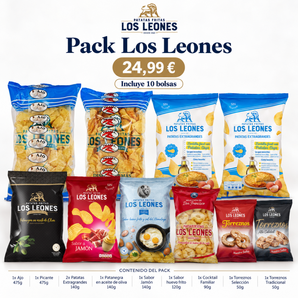 Pack Los Leones - 10 bolsas